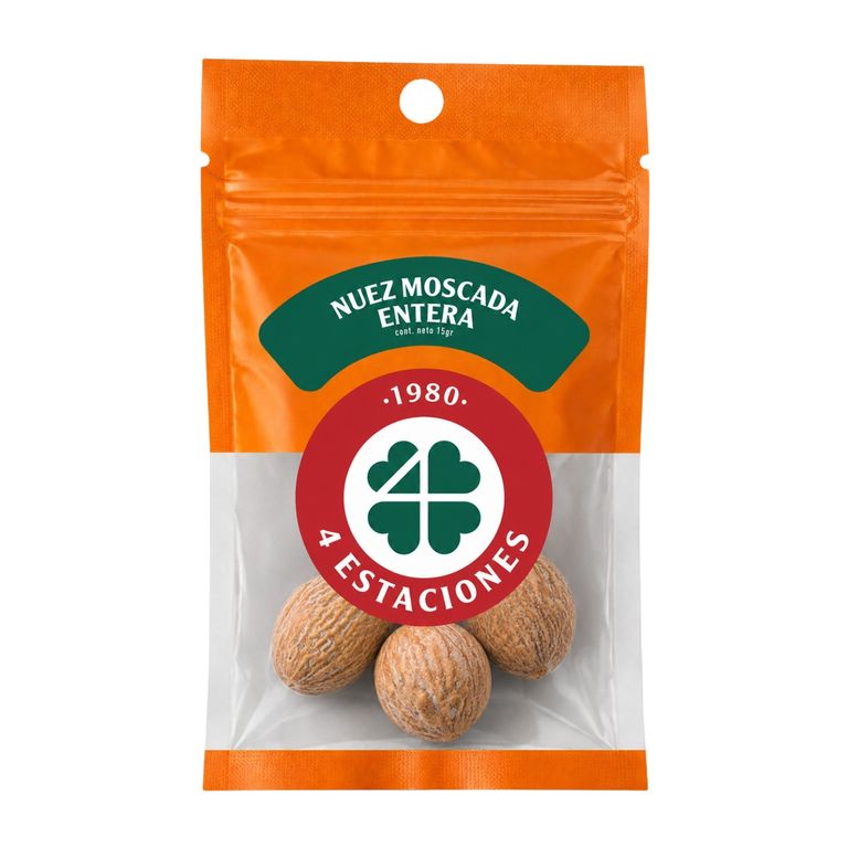 Nuez Moscada 4 Estaciones Bolsa Ziplock 15 g