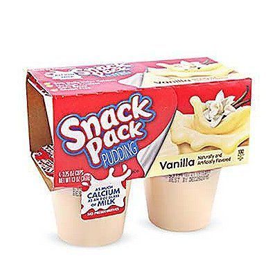 Pudín Snack Pack Vainilla Pack 4 Und