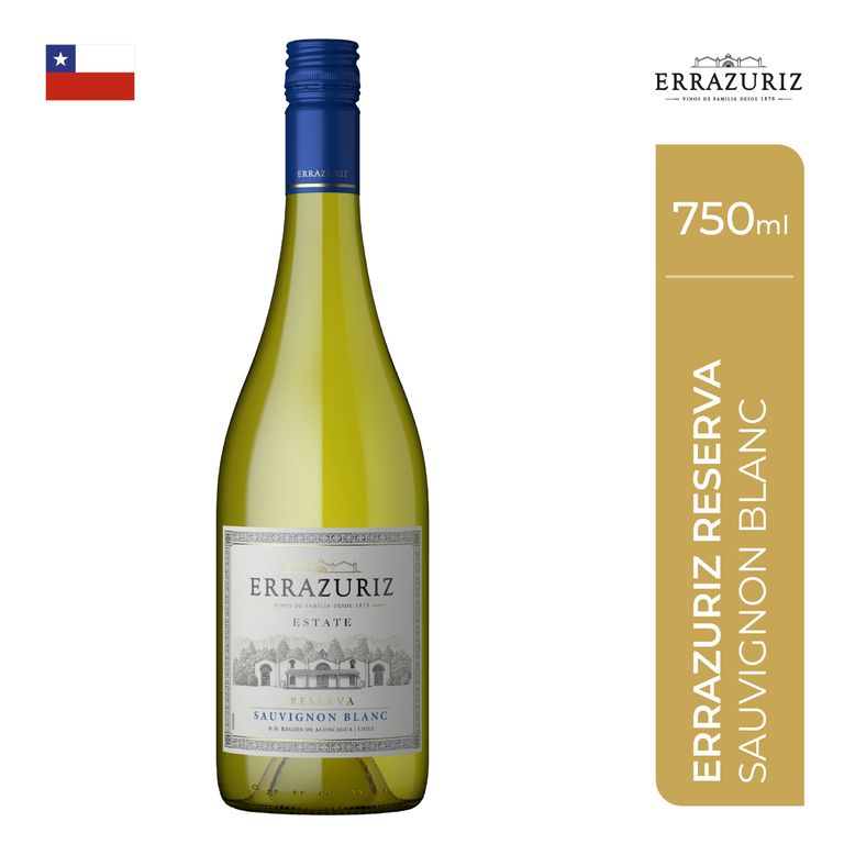 Vino Errazuriz Sauvignon Blanc Estate Series Botella 750 mL