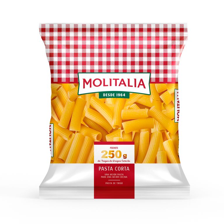 Fideo Rigatoni N° 75 Molitalia Bolsa 250 g