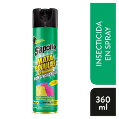 SAPOLIO - Insecticida Mata Polillas Envase 400 mL