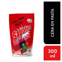 SAPOLIO - Cera en Pasta Sapolio Roja Doypack 300 mL