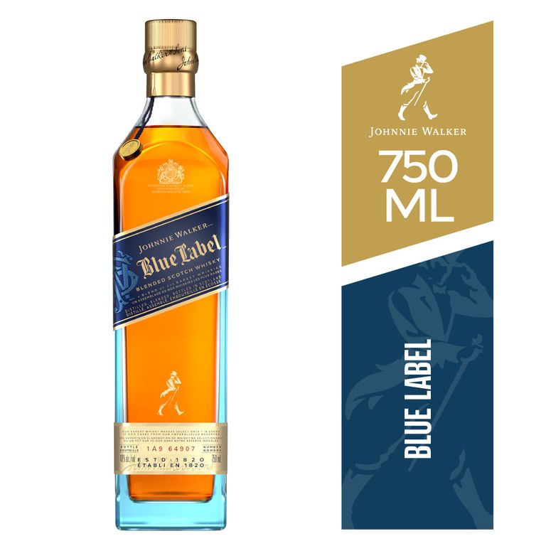 Whisky Johnnie Walker Blue Label Botella 750 mL