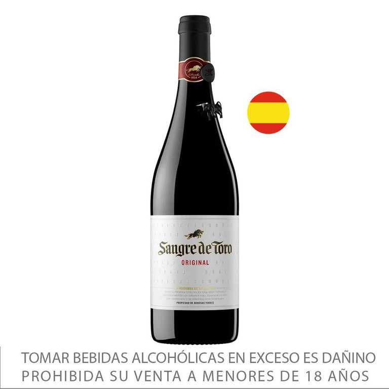 Vino Tinto Sangre de Toro Botella 750 mL