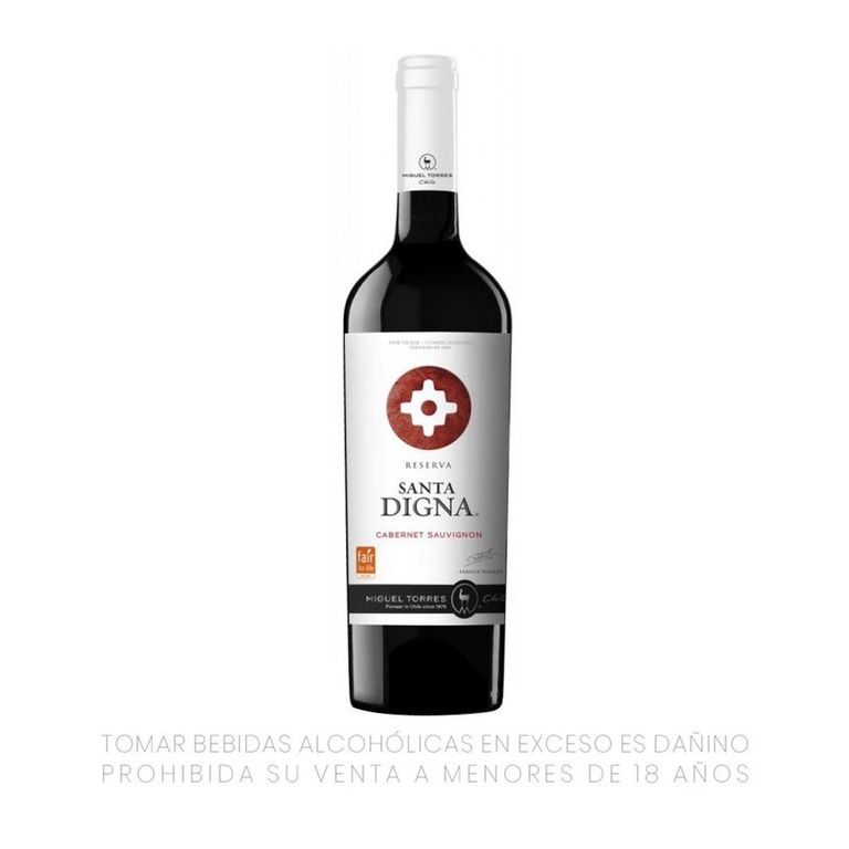 Vino Tinto Santa Digna Botella 750 mL