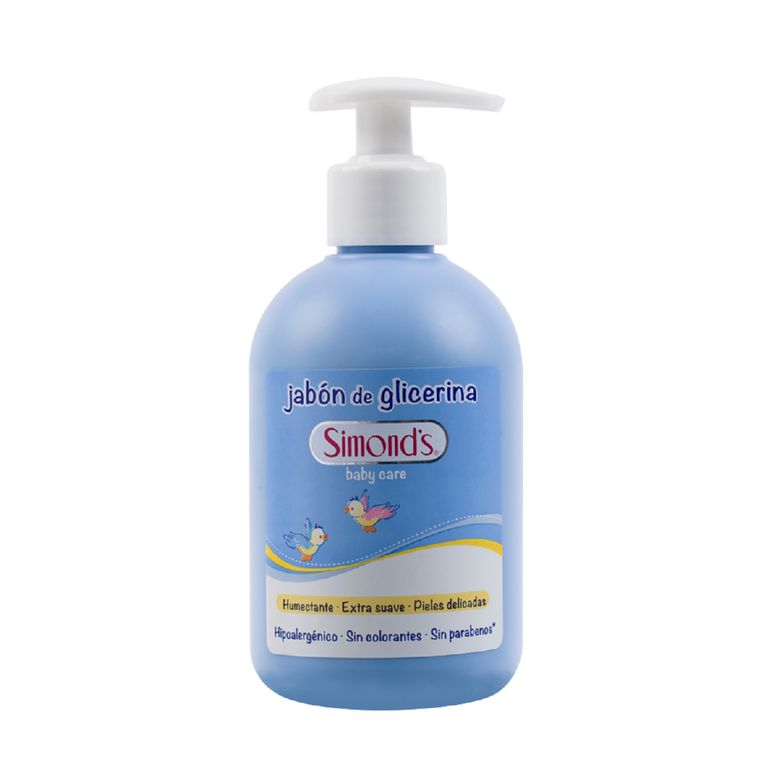 Jabón Líquido de Glicerina Simonds Celeste Envase 340 mL