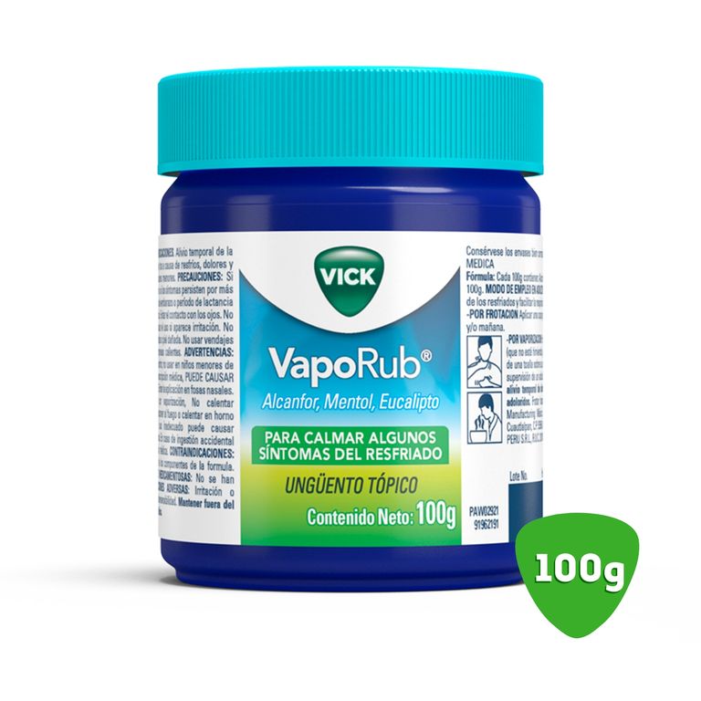 Ungüento Vick Vaporub tópico Envase 100 g