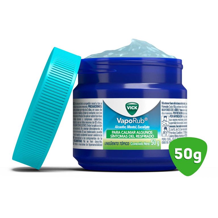 Ungüento Vick Vaporub tópico Envase 50 g