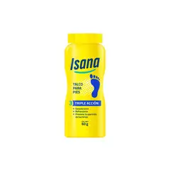 ISANA - Talco Para Pies Isana Triple Acción Envase 60 g