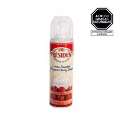 PRESIDENT - Crema Chantilly President en Spray Lata 250 g