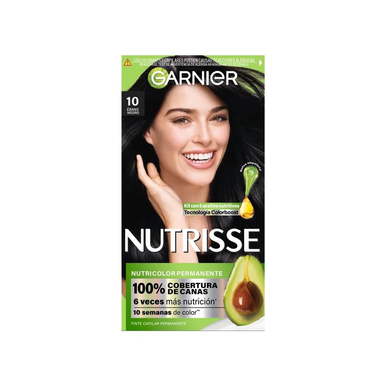 Tinte Nutrisse Tono 10 Ebano Negro