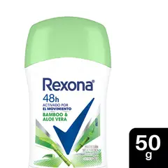 REXONA - Desodorante Barra Mujer Bamboo Envase 50 g