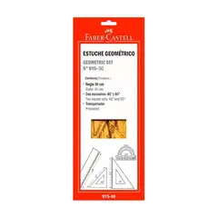 FABER CASTELL - ESTUCHE GEOMETRICO REGLAX30CM