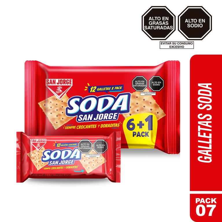 Galleta de Soda San Jorge Pack 7 Und