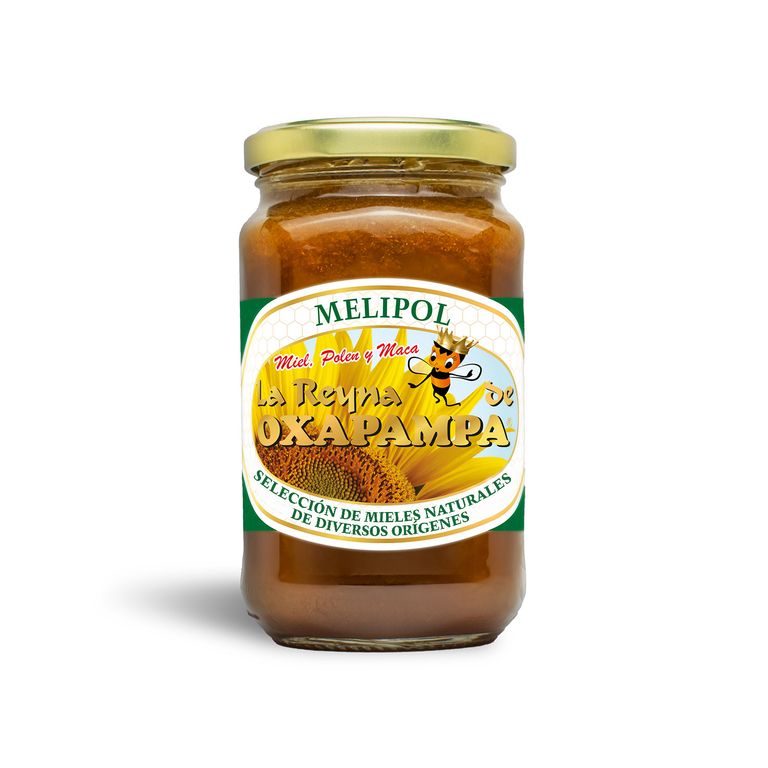 Miel Polen y Maca Melipol La Reyna de Oxapampa Envase 500 g