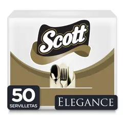 SCOTT - Servilletas Scott Elegance Empaque 50 Und