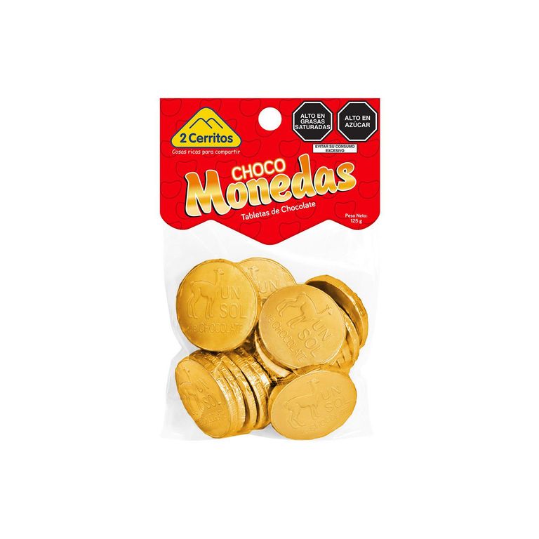 Choco Monedas 2 Cerritos Bolsa 125 g
