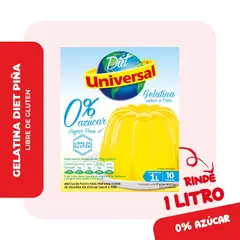 UNIVERSAL - Gelatina Sin Azúcar Universal Piña Caja 19 g