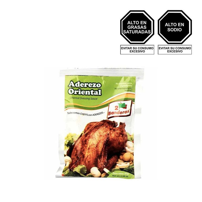 Aderezo Oriental 2 Banderas Bolsa 85 g