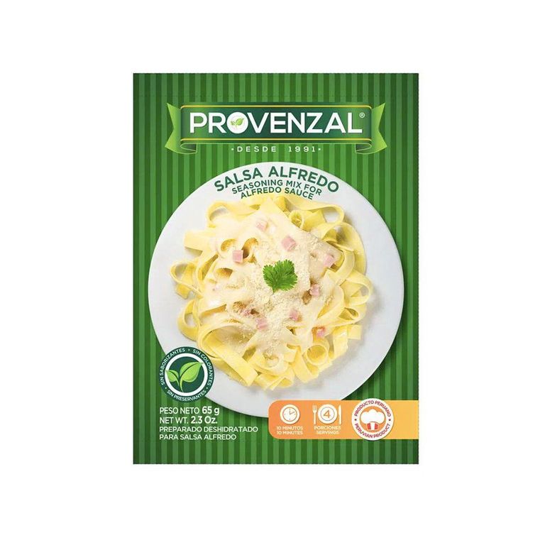 Salsa Alfredo Provenzal Bolsa 65 g