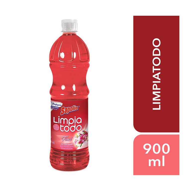 Limpiatodo Sapolio Floral Botella 900 mL