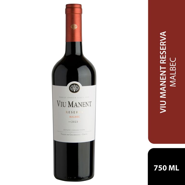 Vino Viu Manent Malbec Botella 750 mL
