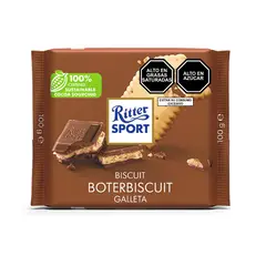 RITTER SPORT - Chocolate Ritter Sport Con Galleta  Tableta 100 g
