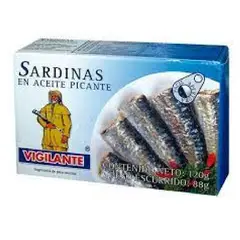 VIGILANTE - Sardinas en Aceite Vigilante Picante Lata 120 g