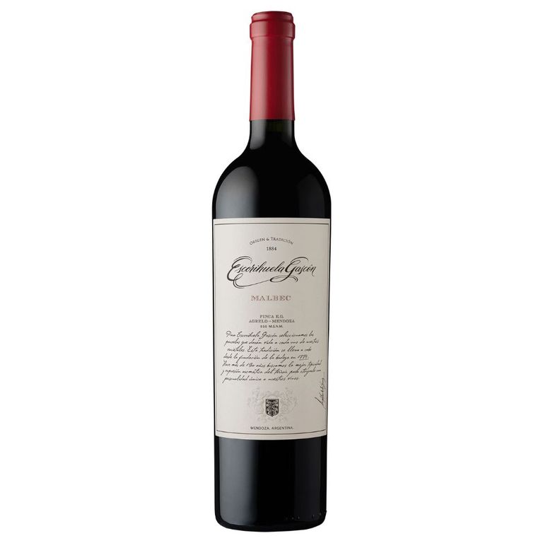 Vino Tinto Escorihuela Gascón Malbec Botella 750 mL