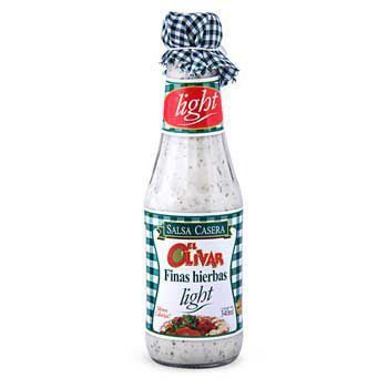 Salsa Finas Hierbas Light El Olivar Envase 200 mL