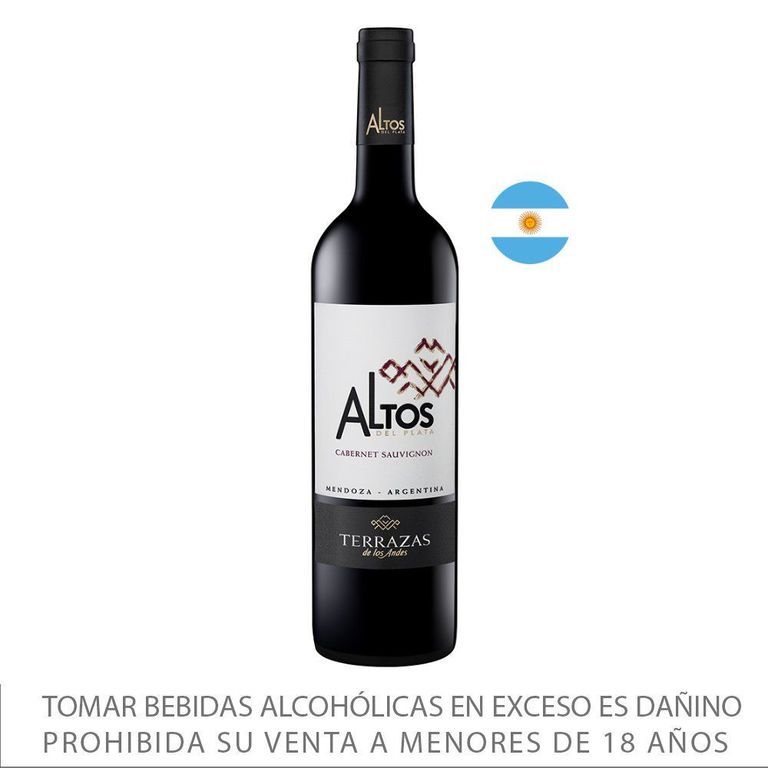 Vino Terrazas Altos del Plata Cabernet Sauvignon Botella 750 mL