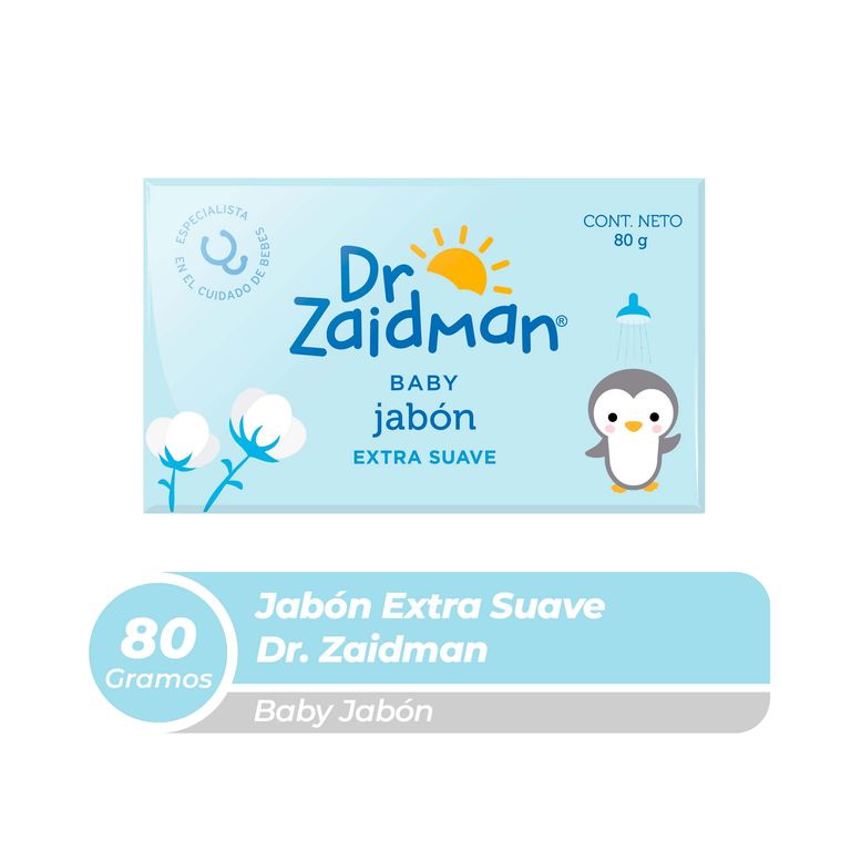 Jabón Dr Zaidman Extra Suave Empaque 80 g