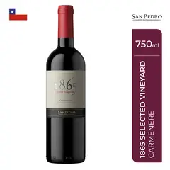 1865 - Vino Tinto 1865 Carmenere Botella 750 mL