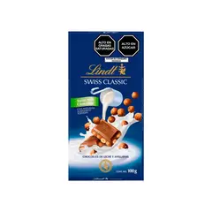 LINDT - Chocolate Swiss Classic Lindt Avellanas Caja 100 g