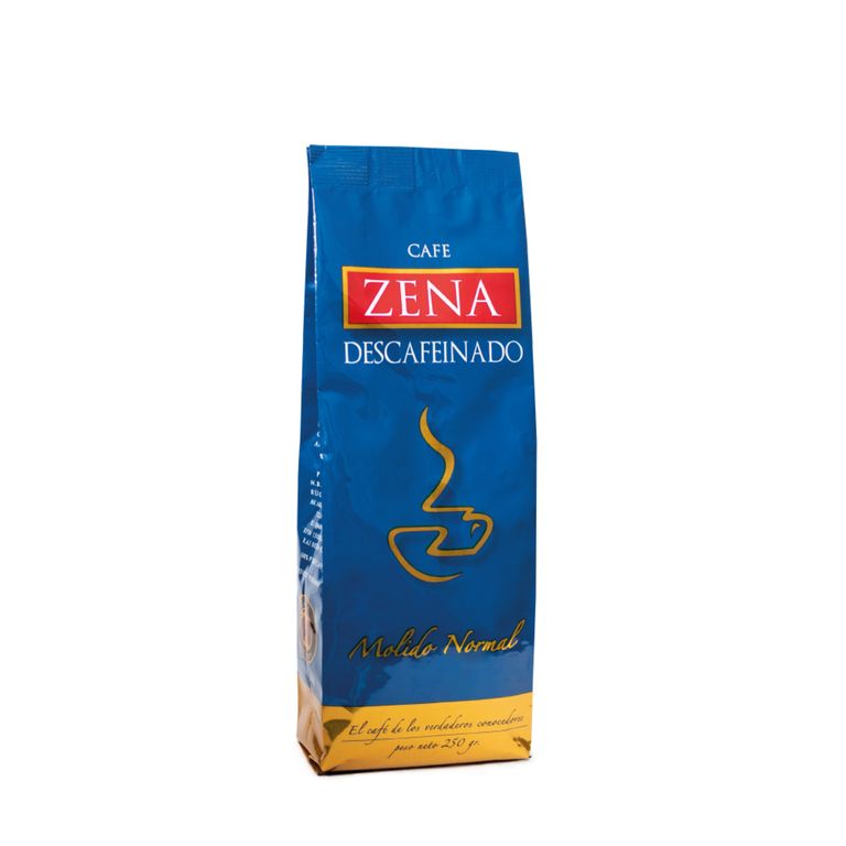 Café Molido Zena Descafeinado Empaque 250 g