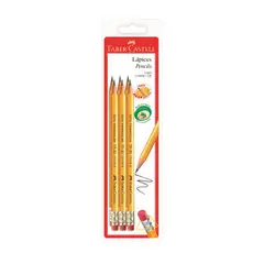 FABER CASTELL - Lápiz Titan Amarillo 2B Blx6Un