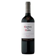 CASILLERO DEL DIABLO - Vino Tinto Casillero del Diablo Malbec Botella 750 mL