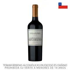 ERRAZURIZ - Vino Tinto Errazuriz Carmenere Estate Series Botella 750 mL