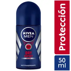 NIVEA - Desodorante Roll On Dry Impact Envase 50 mL