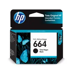 HP - Tintas 664 Black Ink Cartridge