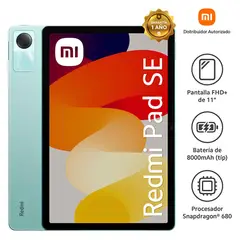 XIAOMI - Tablet Redmi PAD SE 4+128GB Verde Menta