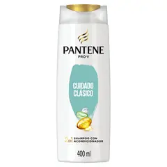 PANTENE - Shampoo 2 en 1 Pantene Cuidado Clásico Botella 400 mL