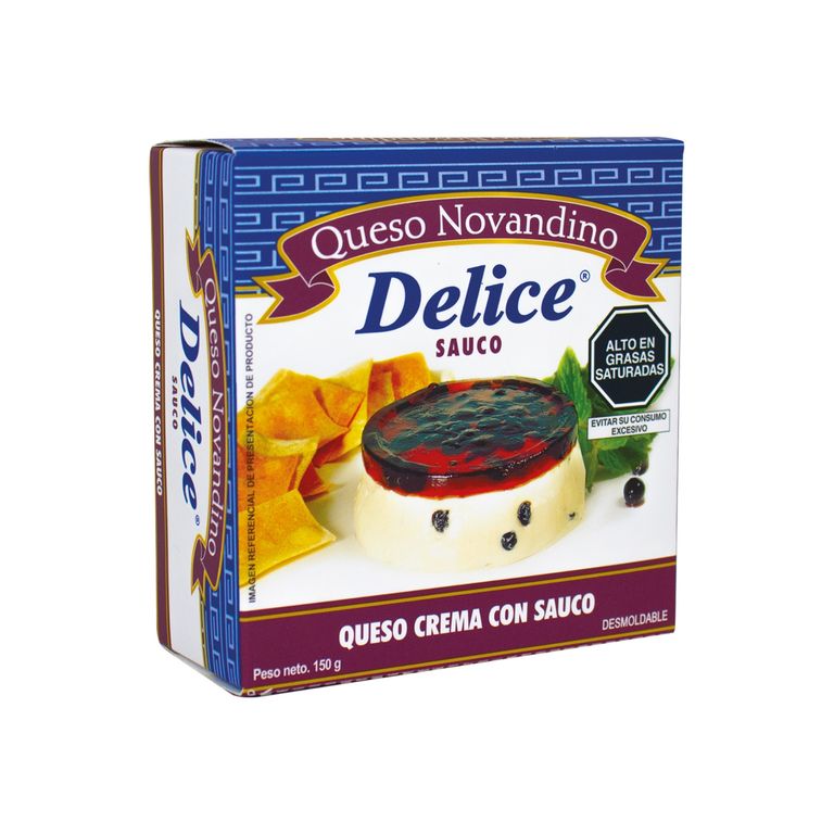 Queso Novoandino Delice Sauco Empaque 150 g