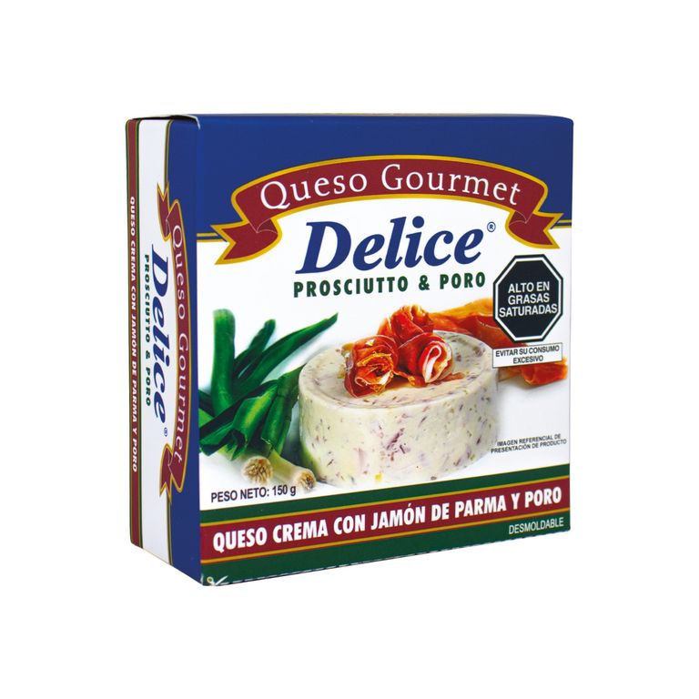 Queso Novoandino Delice Prosciutto Empaque 150 g