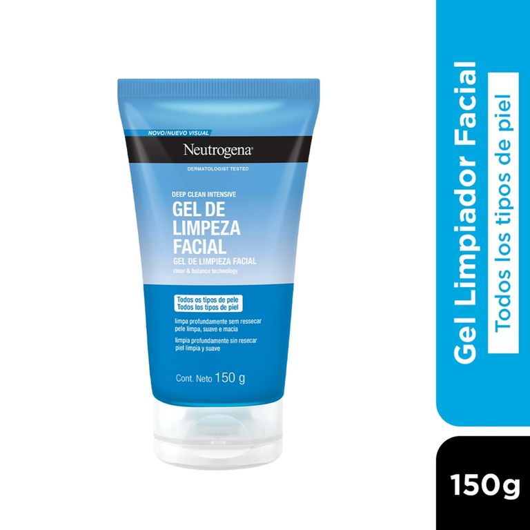 Gel Facial Neutrogena Deep Clean Intensive Envase 150 mL