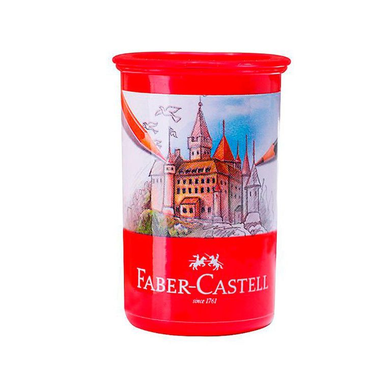 Tajador Faber Castell Con Depósito Tubular Color Surtido