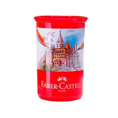 FABER CASTELL - Tajador Faber Castell con Depósito Tubular Color Surtido