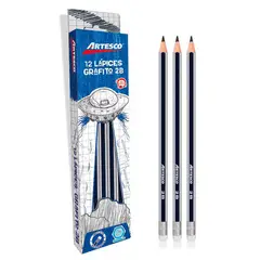 ARTESCO - Lápiz Grafito 2B X 12Un