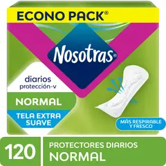 NOSOTRAS - Protectores Diarios Nosotras Normal Empaque 120 Und