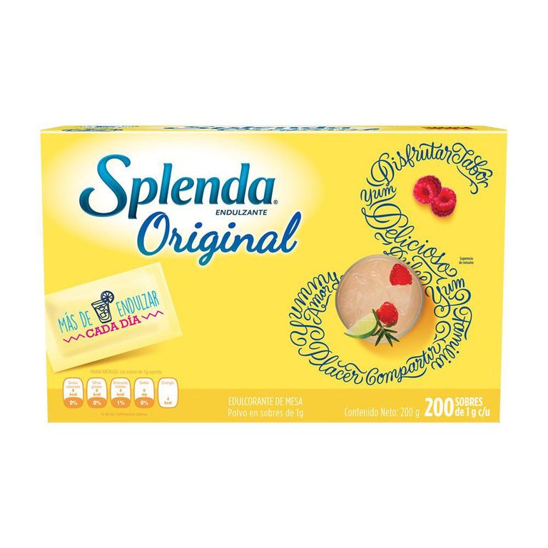 Edulcorante Splenda Caja 200 Sobres